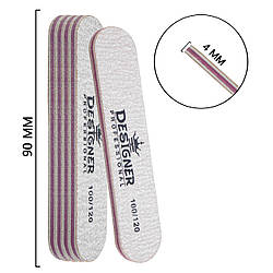 Пилка міні овал для нігтів Designer Professional 100/120