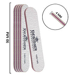 Пилка міні овал для нігтів Designer Professional 100/180