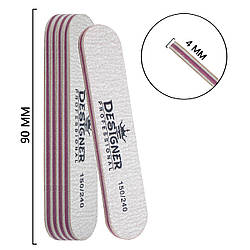 Пилка міні овал для нігтів Designer Professional 150/240