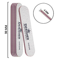 Пилка міні овал для нігтів Designer Professional 240/240