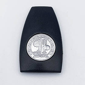 Задняя кришка ключа для AMG Mercedec-Benz (Мерседес-Бенц AMG) - Silver 4,9x2,8 cm