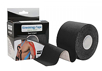 Кинезиологический тейп EasyFit Kinesio черный