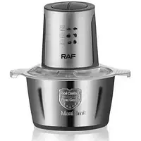 Кухонний чоппер компактний універсальний блендер для м'яса RAF R.7019, 1000 Вт, 2 л Кухонний комбайн