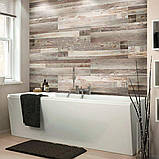 Вінілова плитка, що самоклеїться, 152х914х15 мм для підлоги під ламінат світлий матовий вологостійкий полівінілхлорид, фото 5