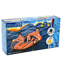 Надувная лодка с веслами и насосом Bestway "Hydro-Force Raft Set" 61108