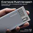 Викрутка прецизійна з набором біт Promate ProTools-31М Gray, фото 7