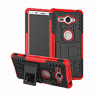 Чехол Armor Case для Sony Xperia XZ2 Compact Красный (hub_vjZL62534) UM, код: 1142207