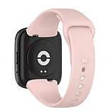 Силіконовий ремінець для Redmi Watch 3 Active / Redmi Watch 3 Lite (Light Pink), фото 5