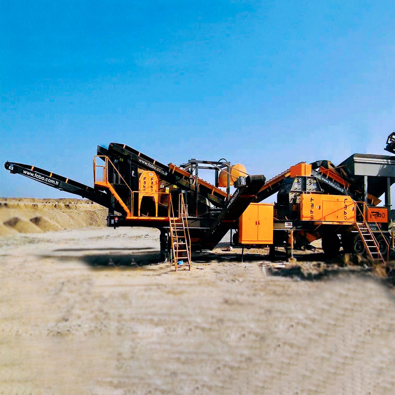 Мобільна третинна дробарна установка Fabo MTK-130