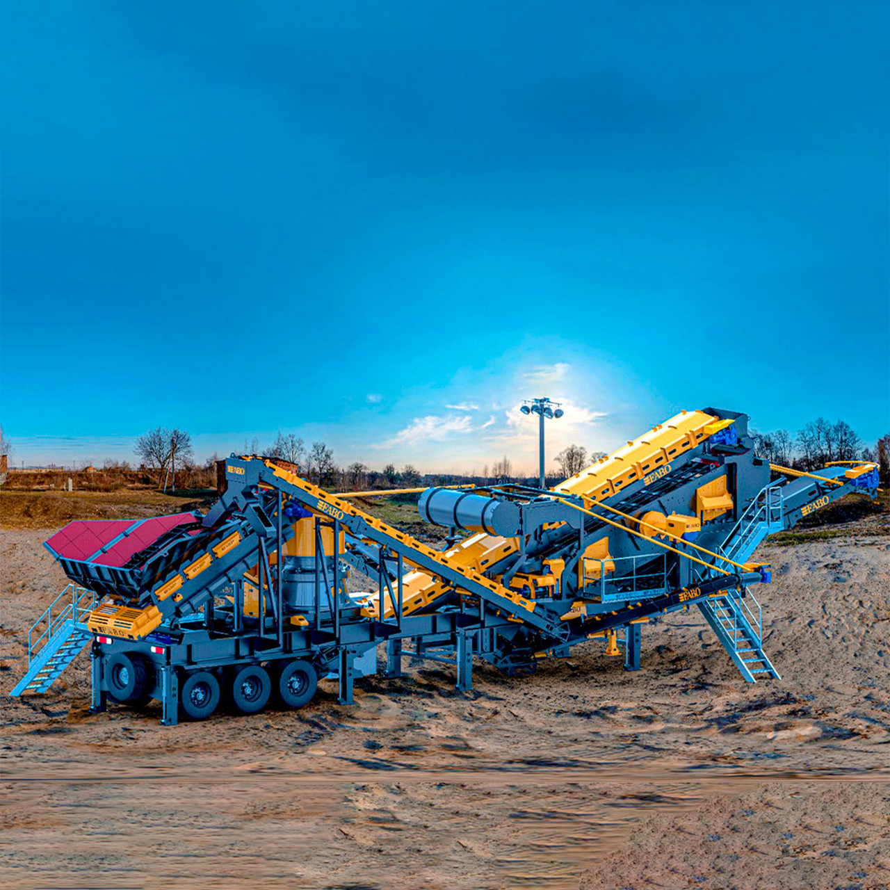 Мобільна дробильна установка Fabo MCC-300
