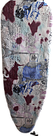 Чехол на гладильную доску (150×50) париж De lux