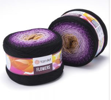 Нитки пряжа для в'язання секційна FLOWERS YarnArt Ярнарт Фловерс № 303