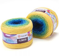 Нитки пряжа для в'язання секційна FLOWERS YarnArt Ярнарт Фловерс № 304