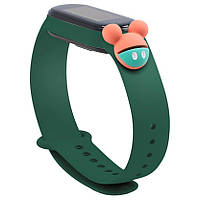 Ремінець Cartoon Strap для Xiaomi Mi Band 5 6 Green Mickey US, код: 6717719