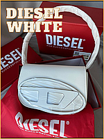 Сумка Diesel White Сумка diesel 1dr Сумка бренда diesel моделі 1dr Жіночі сумочки та клатчі Diesel Сумка Diese