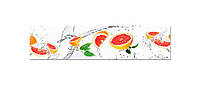 Наклейка виниловая кухонный фартук Zatarga Грейпфруты 600х2500 мм (Z181310) DH, код: 2385727