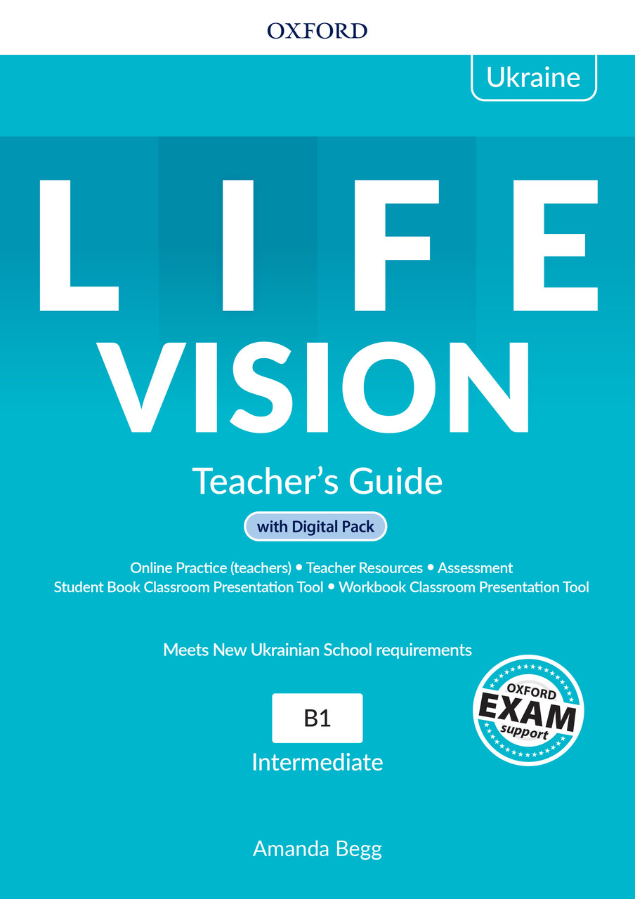 Книга для вчителя LIFE VISION Intermediate Level: Teacher`s Guide with Digital Pack, Ukrainian Edition, фото 1