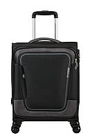 Чемодан 55 См American Tourister PULSONIC ASPHALT BLACK 55x40x23(26) MD6*09001 NL, код: 8290797