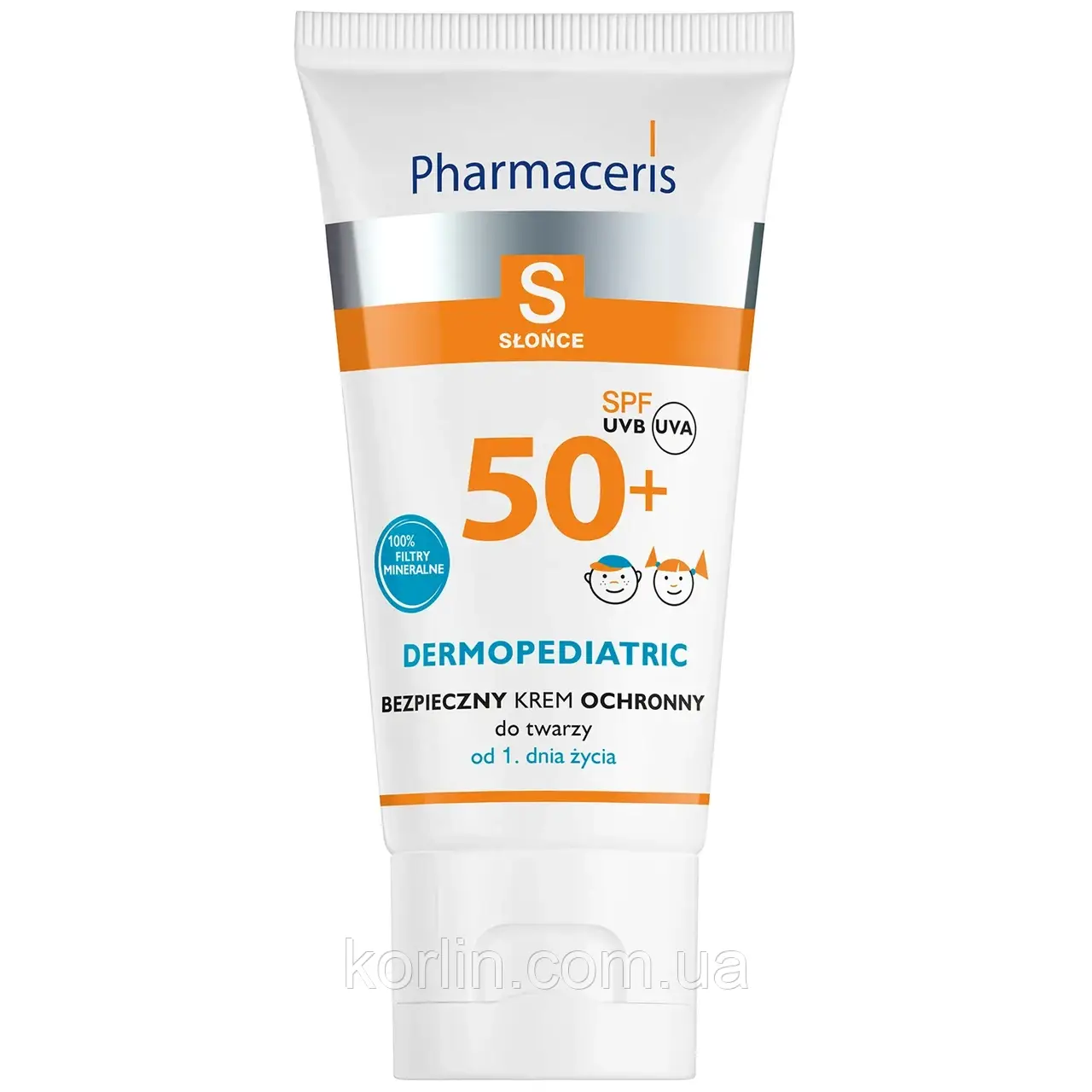 Pharmaceris S Сонцезахисний Крем Для Обличчя Для немовлят від народження SPF50+ 50 мл Польща Доставка з ЄС