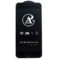 Матовое защитное стекло AG Matte Full Glue для Apple iPhone 6 Черный DH, код: 1491413
