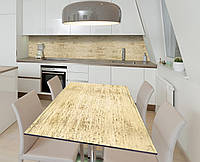 Наклейка 3Д виниловая на стол Zatarga «Ствол дерева» 600х1200 мм для домов, квартир, столов, DH, код: 6439981