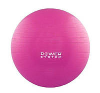 Мяч для фитнеса и гимнастики Power System PS-4013 Pro Gymball 75 cm Pink (4013PI-0) AM, код: 1586705