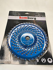 Ніж із победітомТарілка 230 мм 40Т посадка 25.4 kamberg blu