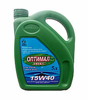 Олива моторна OPTIMAL Люкс 15W40 API CF/SJ, 5 л