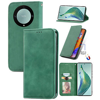 Чохол-книжка Skin Feel Leather Wallet для Honor Magic 5 Lite 5G Green