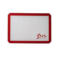 Силиконовый коврик SNS для выпечки запекания белый 40 х 30 см 1501-HH GR, код: 8380076