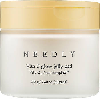 Зволожувальні тонер-пади для сяйва шкіри Needly Vita C Glow Jelly Pad
