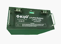 Литий-железо-фосфатный аккумулятор Kijo LiFePO4-24V200Ah с лед дисплеем для солнечной электростанции