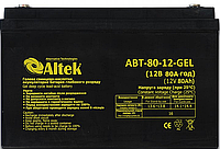 Гелевая аккумуляторная батарея Altek ABT-80Аh/12V GEL