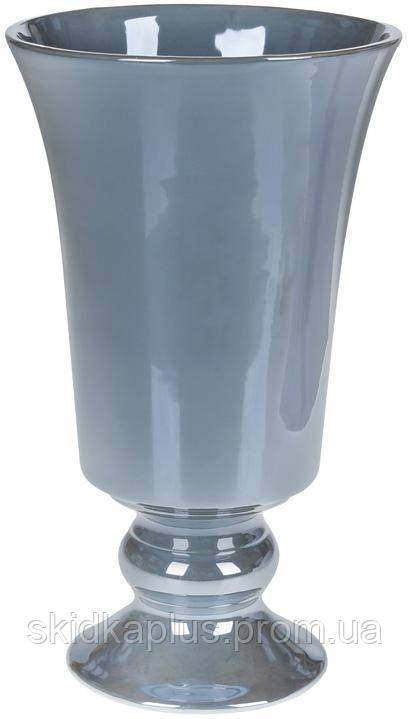 Ваза ceramic Кубок 26.5 см, сірий перламутр Bona DP67943 SP, код: 6675027