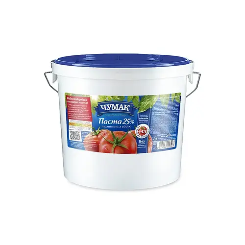 Паста томатная 25 % с солью ТМ Чумак 5,0 кг (ID#2166817078), цена: 590 ...