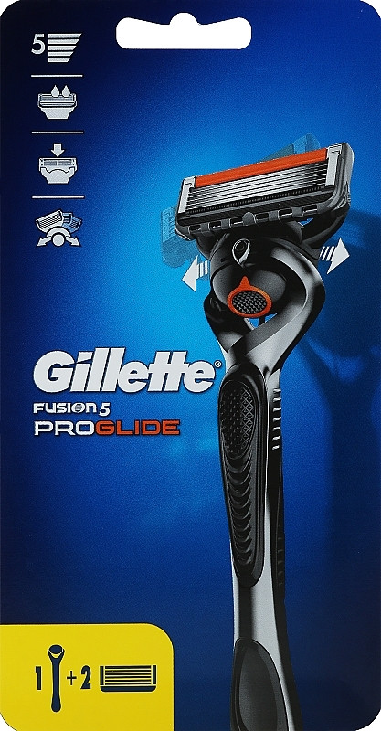 Станок Gillette Fusion ProGlide 2 картриджі Flexball G0014