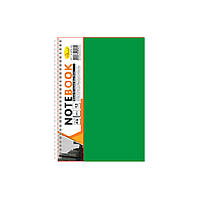 Блокнот А5 Апельсин Б-БП5-40 40 листов пружина сбоку Зеленый NL, код: 8259240