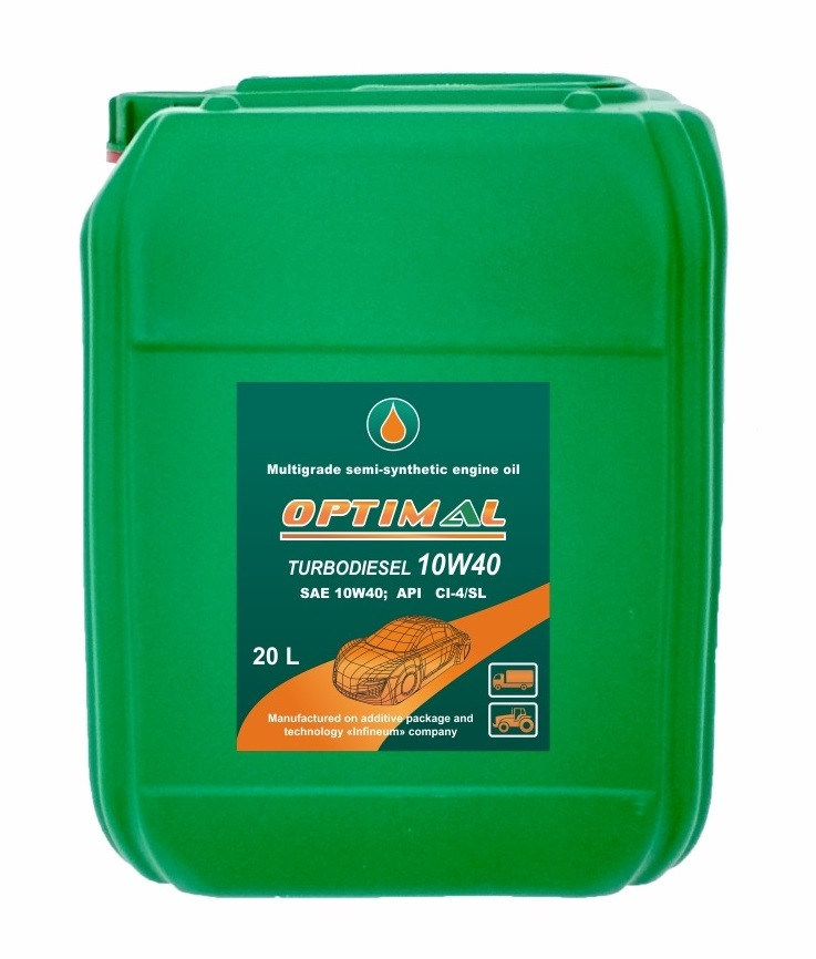 Олива моторна OPTIMAL Turbodiesel 10W40 API CI-4/SL, 20л