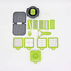 Овочерізка 18в1 MA-8 + Подарунок Складаний кошик-дошка 3в1 Chopping Board / Механічна овочерізка, фото 7