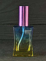 Флакон для духов и наливной парфюмерии 35 мл под закрутку "Eyfel" С фиолетовым распылителем