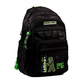 Рюкзак шкільний Yes Minecraft TS-47 , 45,5 х 31,5 х 15,5 см, 22л, чорний (559619)