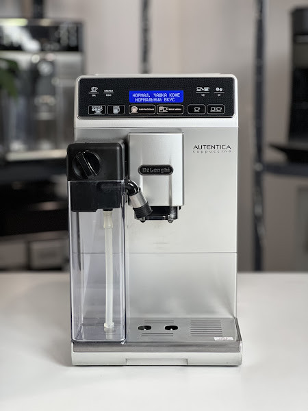 Автоматична кавомашина з функцією автоматичного очищення Delonghi Autentica Cappuccino ETAM 29.660.SB (refurbi