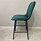 Барні стільці з білими ніжками Troy з оббивкою на вибір без поворотного механізму на металевих ніжках, фото 5