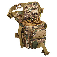 Сумка тактична на стегно SILVER KNIGHT SWAT TY-229-2 розмір 28х10х27 см 7 л кольору в асортименті, фото 4