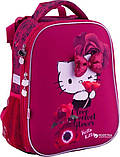 Рюкзак шкільний Kite Hello Kitty каркасний для початкової школи на зріст 130-145 см,  38х29х16 см, 995 г, HK18-531M, фото 2