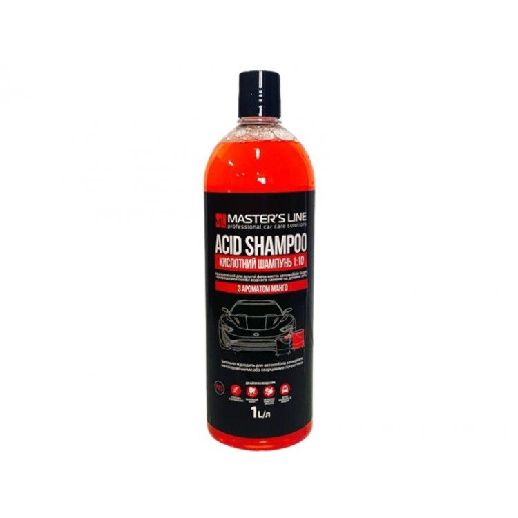 Кислотний шампунь для авто Master's Line Acid Shampoo 1л