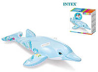 Intex Плотик 58535 NP "Дельфин" размером 175х66см, от 3 лет irs