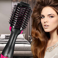 Фен-щетка для волос 3в1 One Step Hair Dryer, 1000Вт / Электрический фен браш для укладки волос / Стайлер