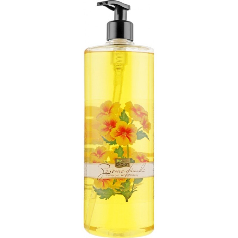 Гель для душу EkoLan Золота Фіалка з дозатором 1000 мл