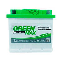 Аккумулятор автомобильный 52Ач 480А "+" справа Green Power (VOLKSWAGEN ID.4 CROZZ) 22374-Green Power